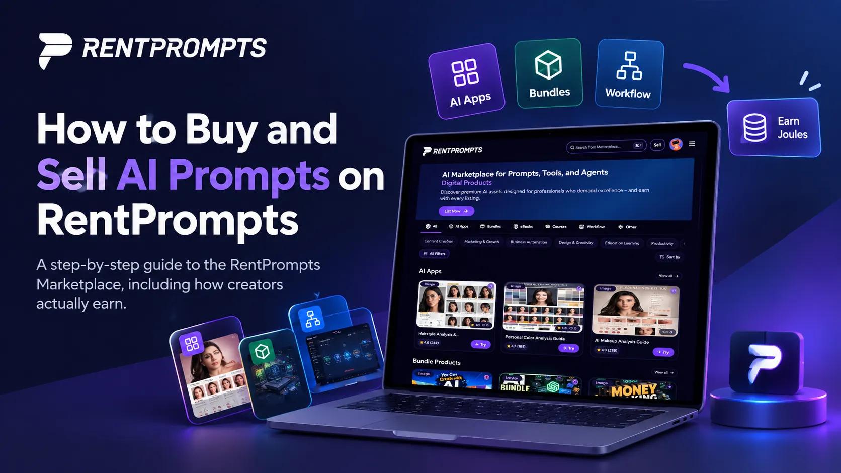 The RentPrompts Marketplace: How to Buy, Sell, and Earn with AI
