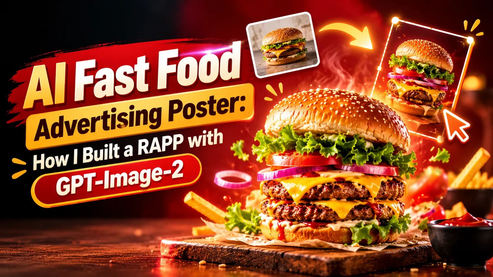 AI Fast Food Advertising Poster Maker: How I Built a RAPP with GPT-Image-2