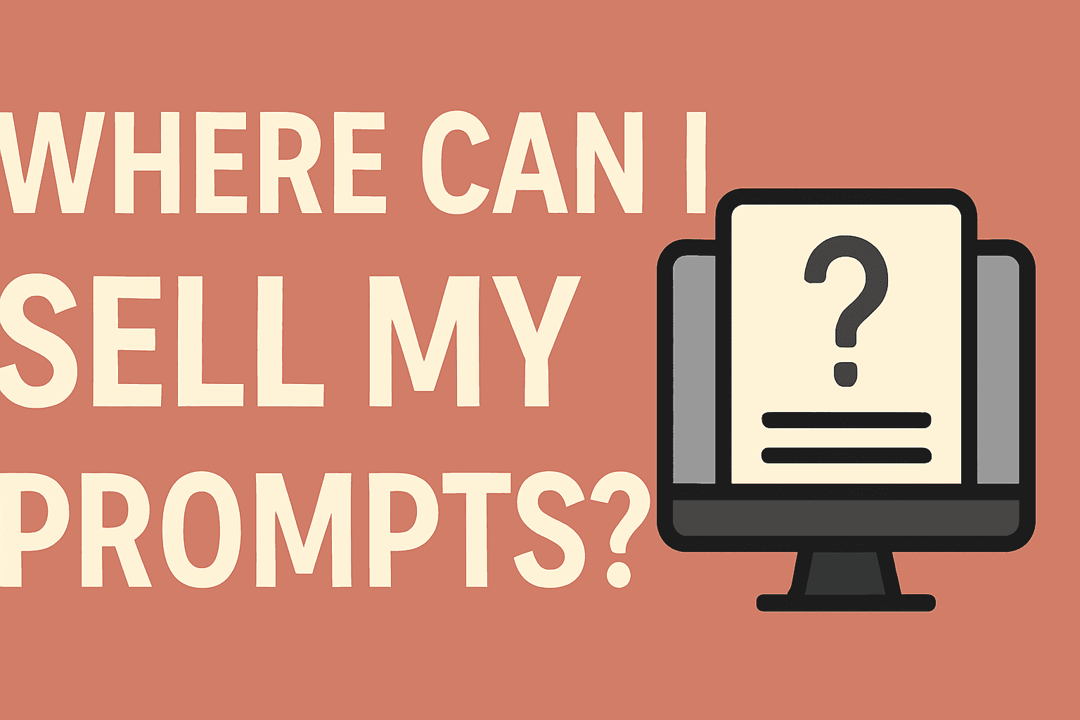 Where Can I Sell My Prompts? (2025 Guide for AI Creators)