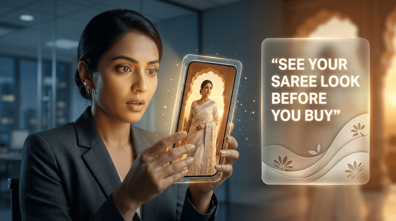 Digitally Draped: The Future of Saree Styling is in Your Pocket
