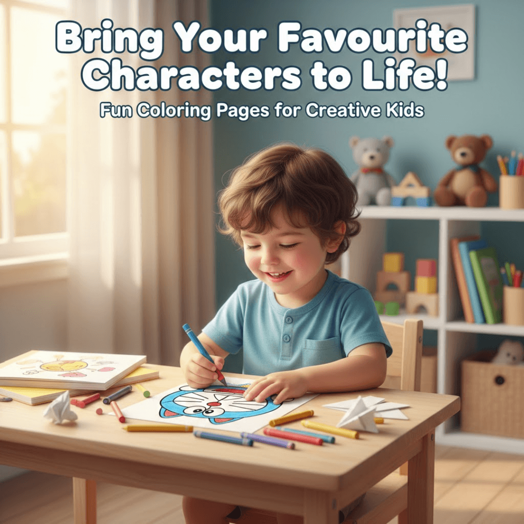 Cartoon Character Coloring Pages For Kids