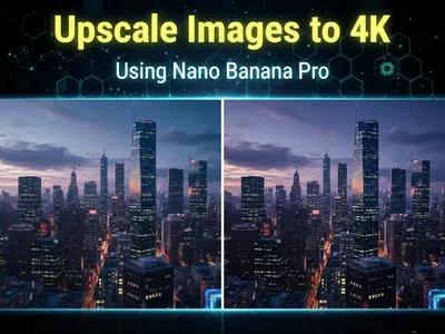 How to Upscale Images to 4K Using Nano Banana Pro ( Step-by-Step Guide )