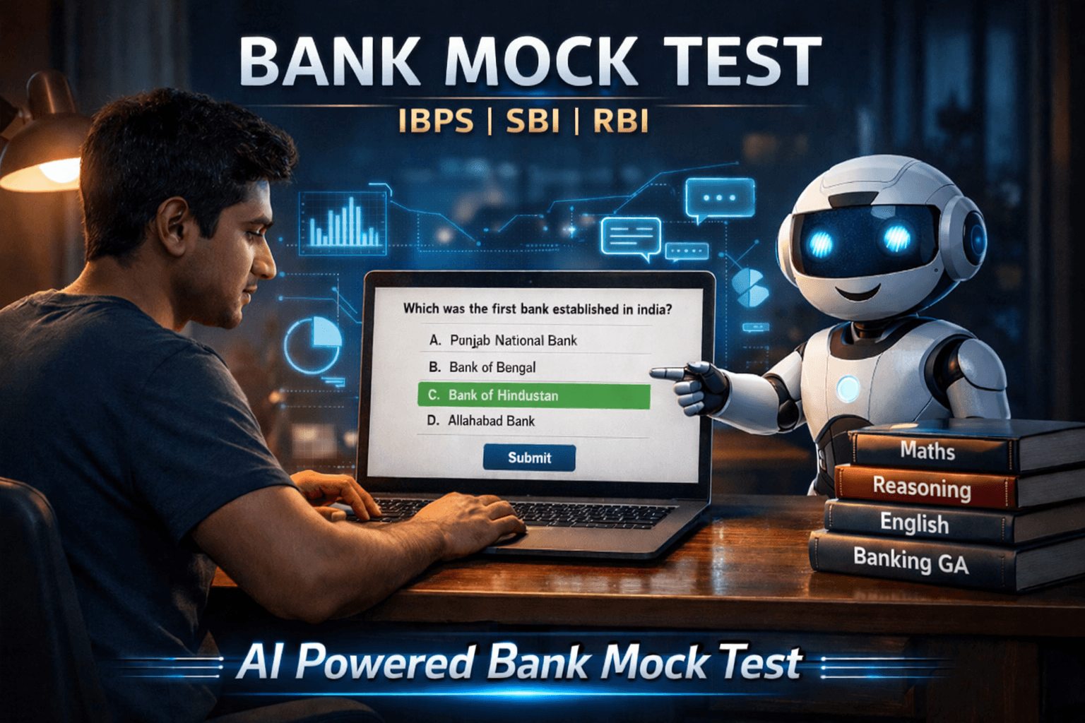 My Sister Was Failing Her Bank Exam Mock Tests Every Week - Until I Found This AI Tool