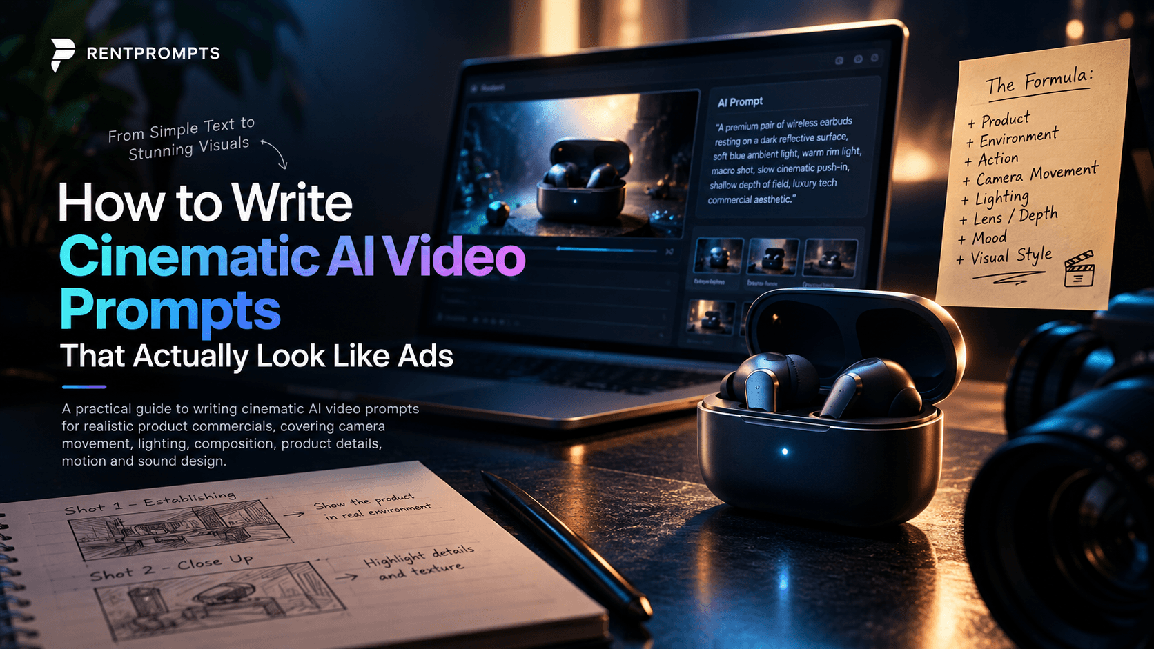 How to Write Cinematic AI Video Prompts That Actually Look Like Ads