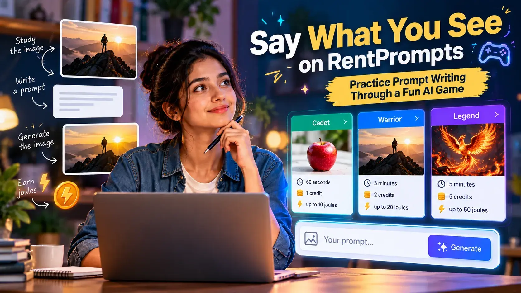 Say What You See Game on RentPrompts: Review and Tips
